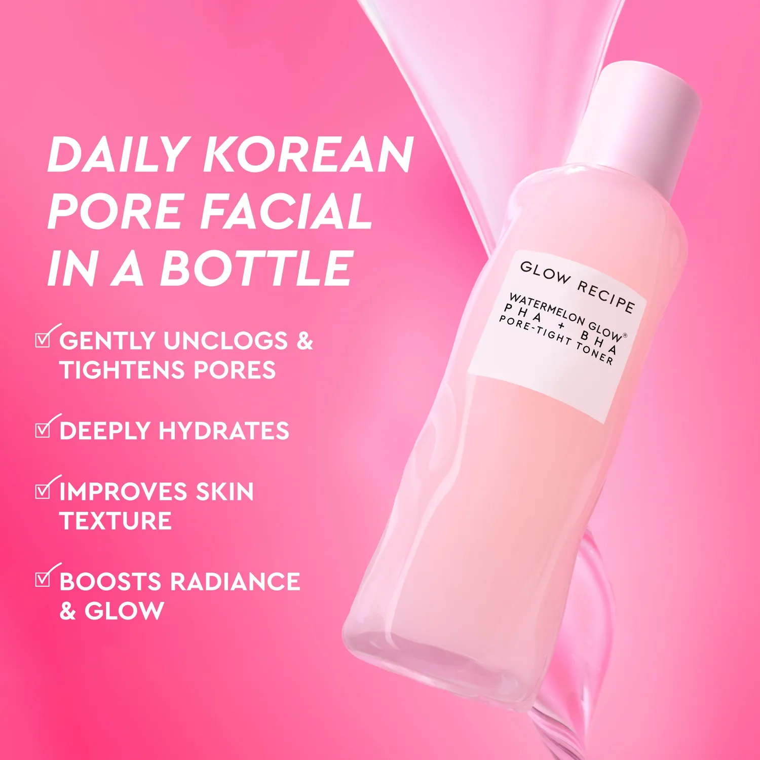 Glow Recipe Watermelon Glow Dew It Yourself toner pads 150 ml kit