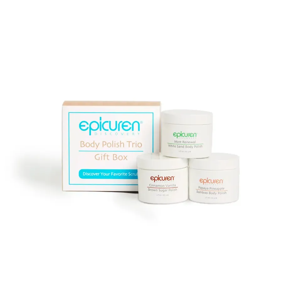 Epicuren Body Polish Trio bodyscrub 3 x 59 ml gaveæske