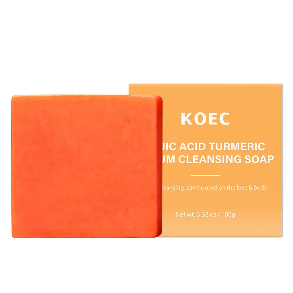 KOEC Kojic Acid Turmeric rense sæbe mod mørke pletter