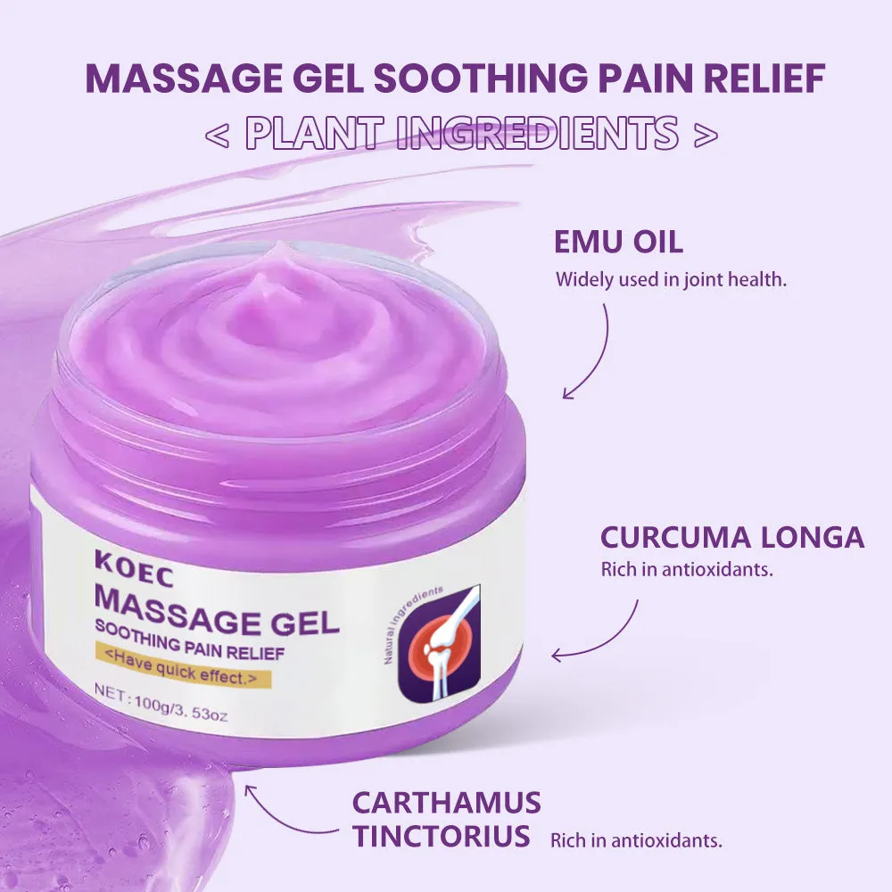 KOEC Pain Relief massagegel til led og muskler