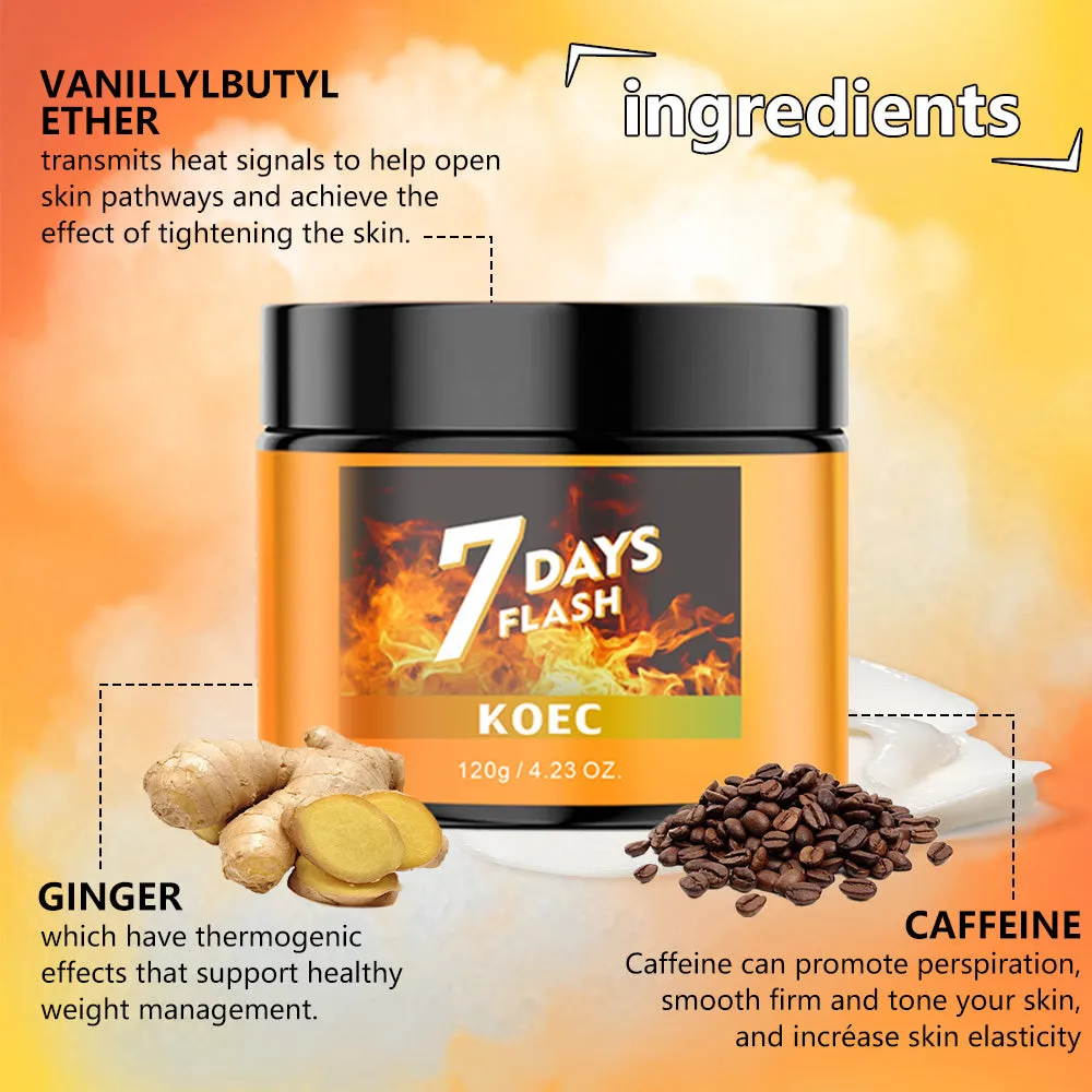 KOEC 7 Days Flash Hot Sweat kropscreme fasthed