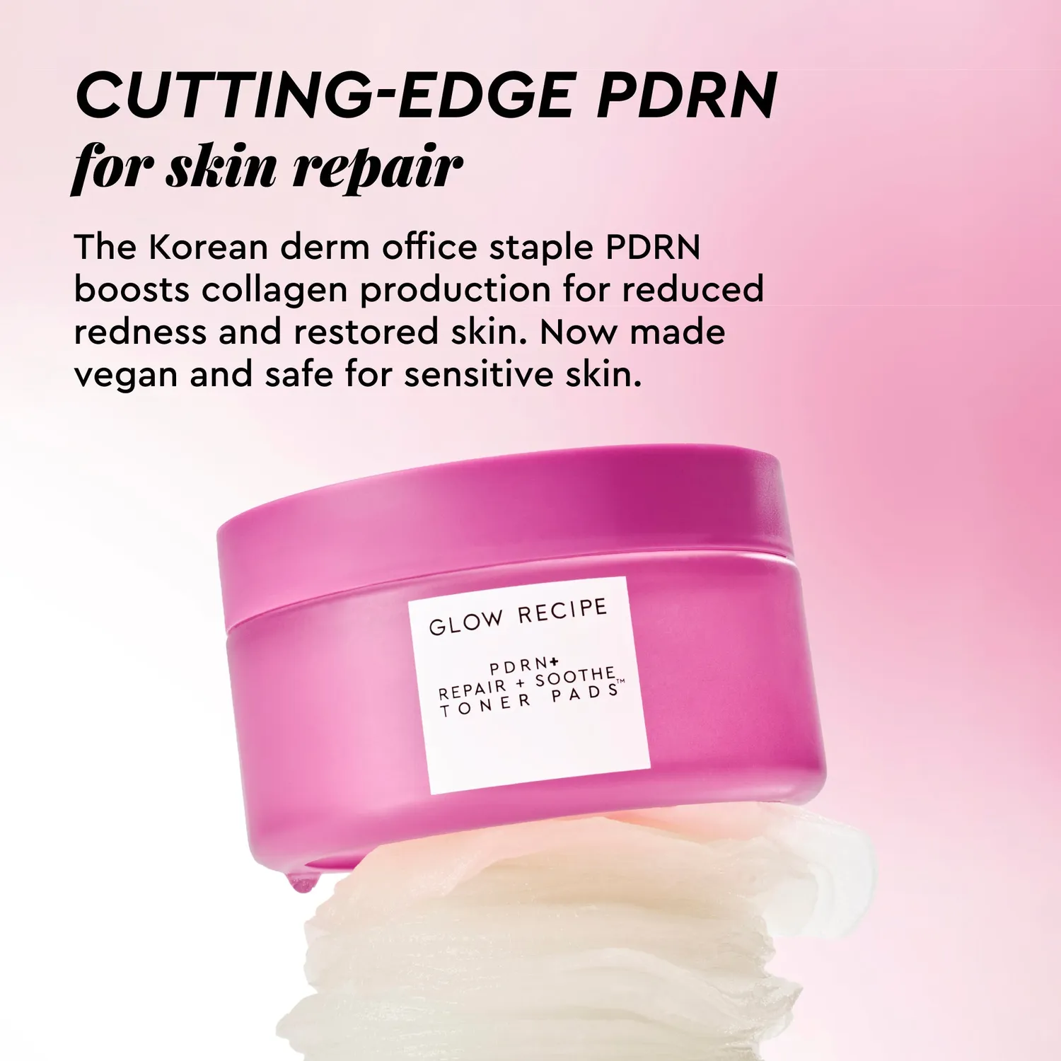 Glow Recipe PDRN+ Repair Soothe toner pads 60 stk