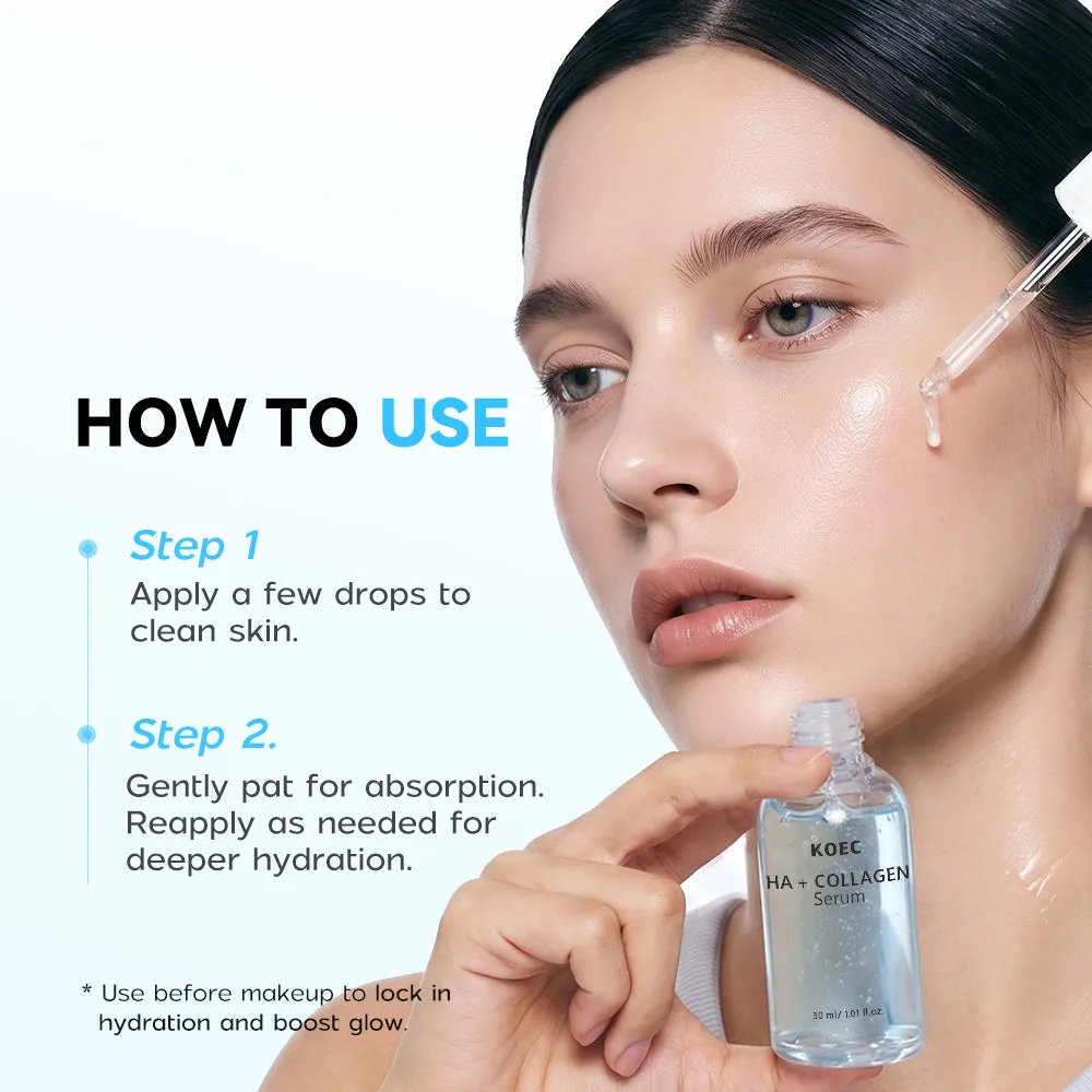 KOEC HA + Collagen serum med hyaluron