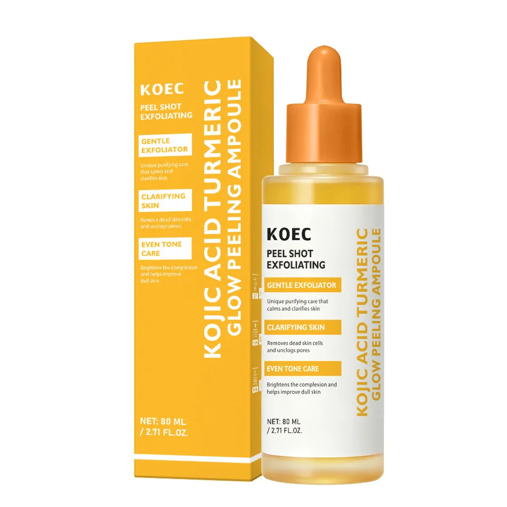 KOEC Kojic Acid Turmeric Glow peeling ampoule mod mat hud