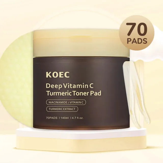 KOEC Deep Vita C toner pads 70 stk milde