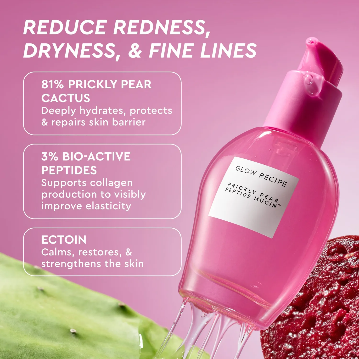 Glow Recipe Prickly Pear Peptide Mucin serum 40ml kaktus