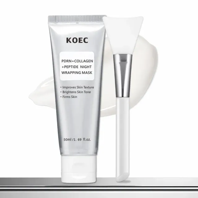 KOEC PDRN Collagen Peptide Night Wrapping Mask natmaske peptid