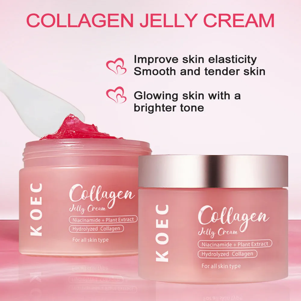 KOEC Collagen Jelly Cream ansigtscreme glas-hud
