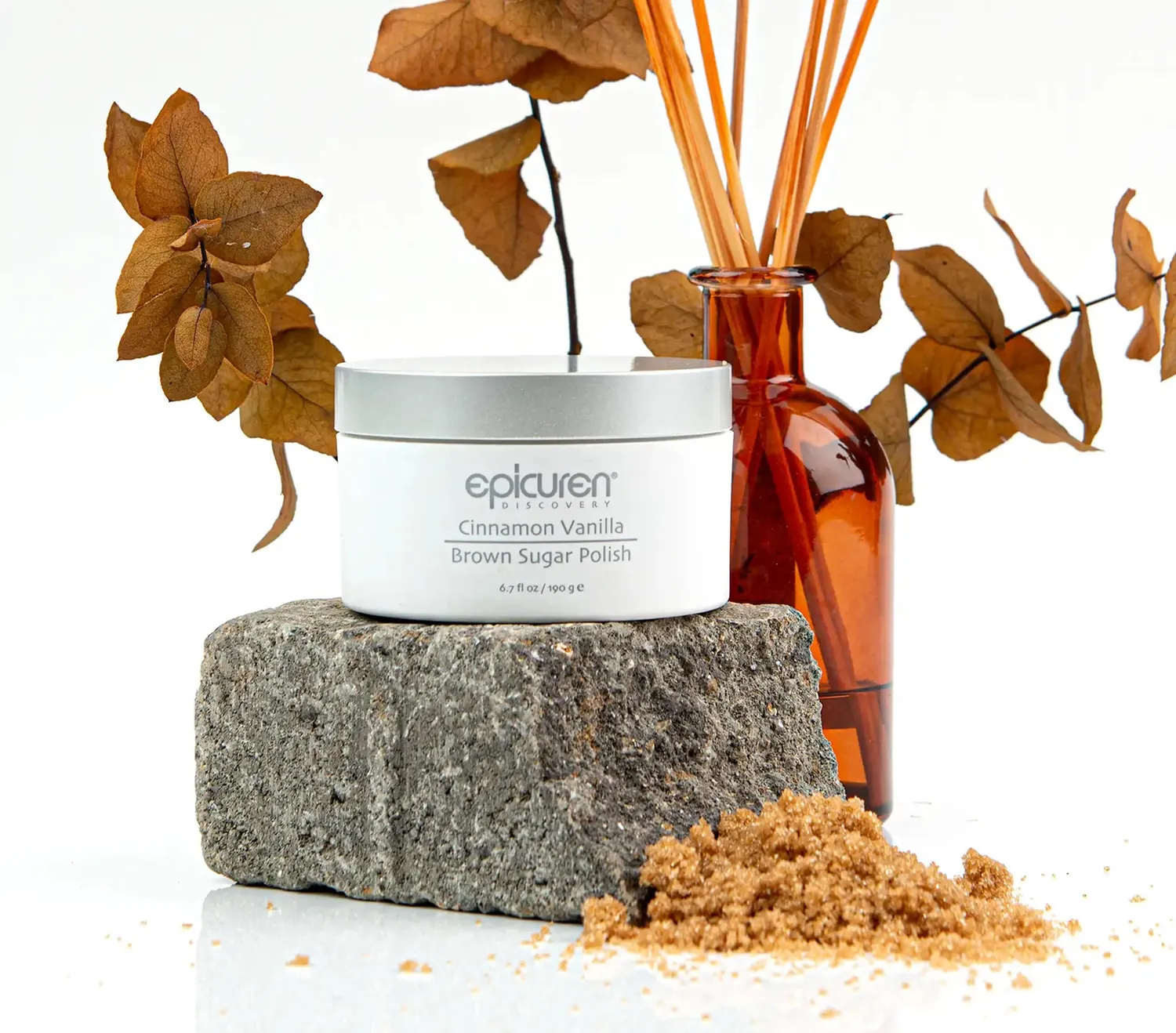 Epicuren Cinnamon Vanilla Brown Sugar bodyscrub til tør hud