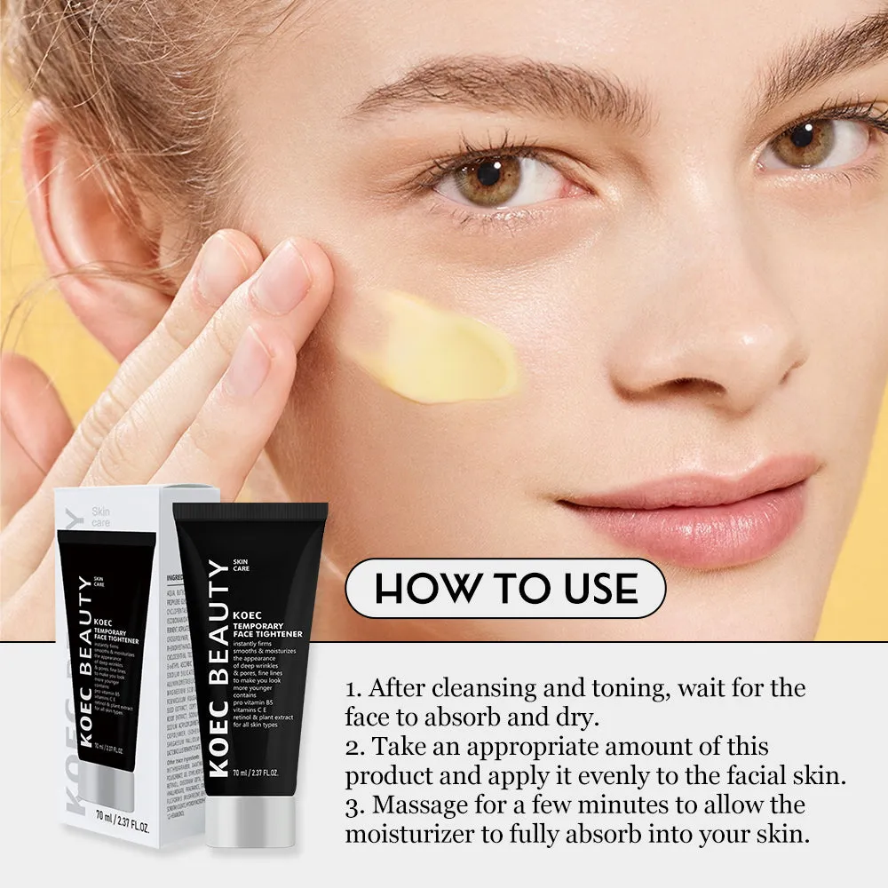 KOEC Instant Firming Face Tightener creme opstrammende