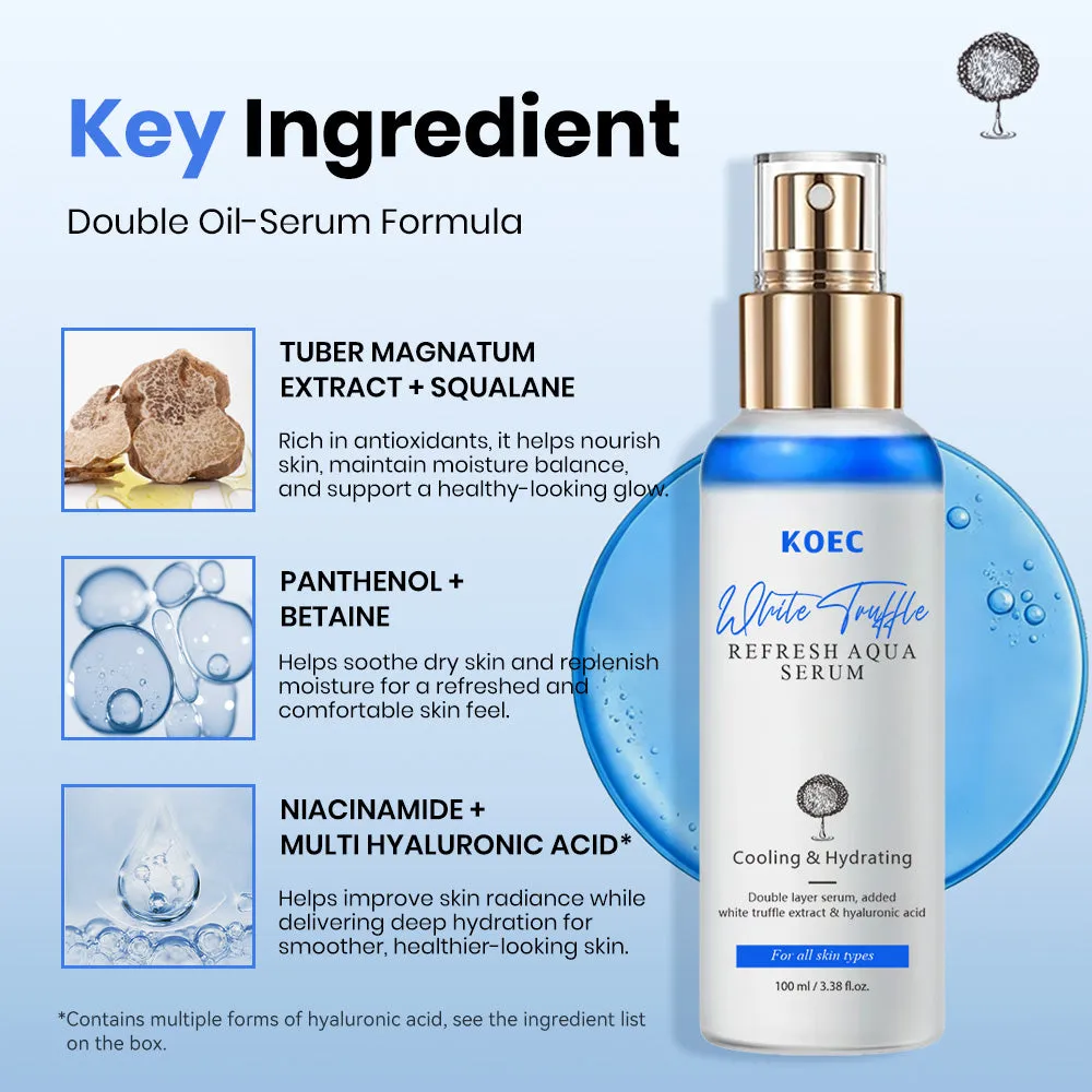 KOEC White Truffle Refresh Aqua Serum ansigtsserum fugt