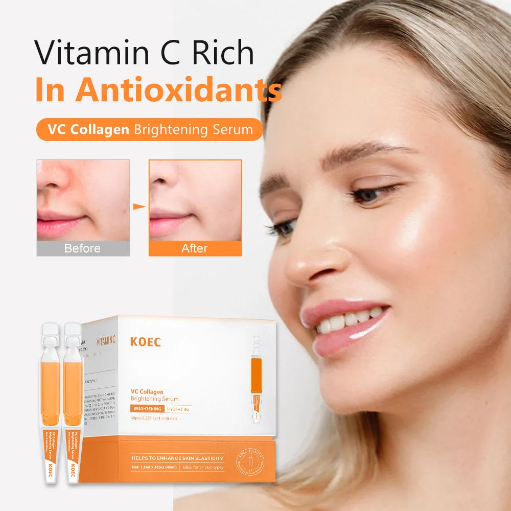 KOEC VC & Collagen Facial Serum ansigtsserum 30x1,5 ml C-vitamin