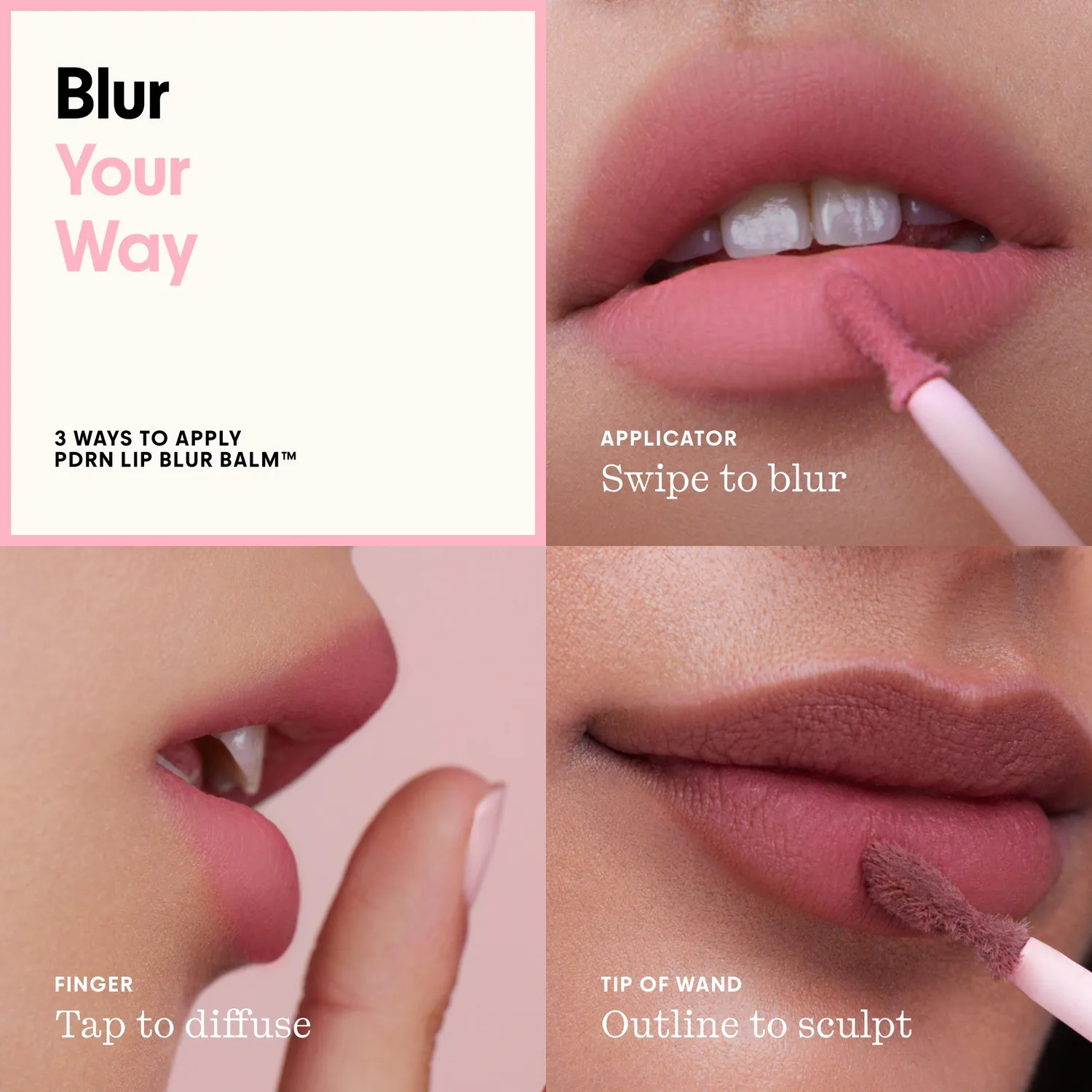 Glow Recipe PDRN Lip Blur læbepomade First Move nude pink