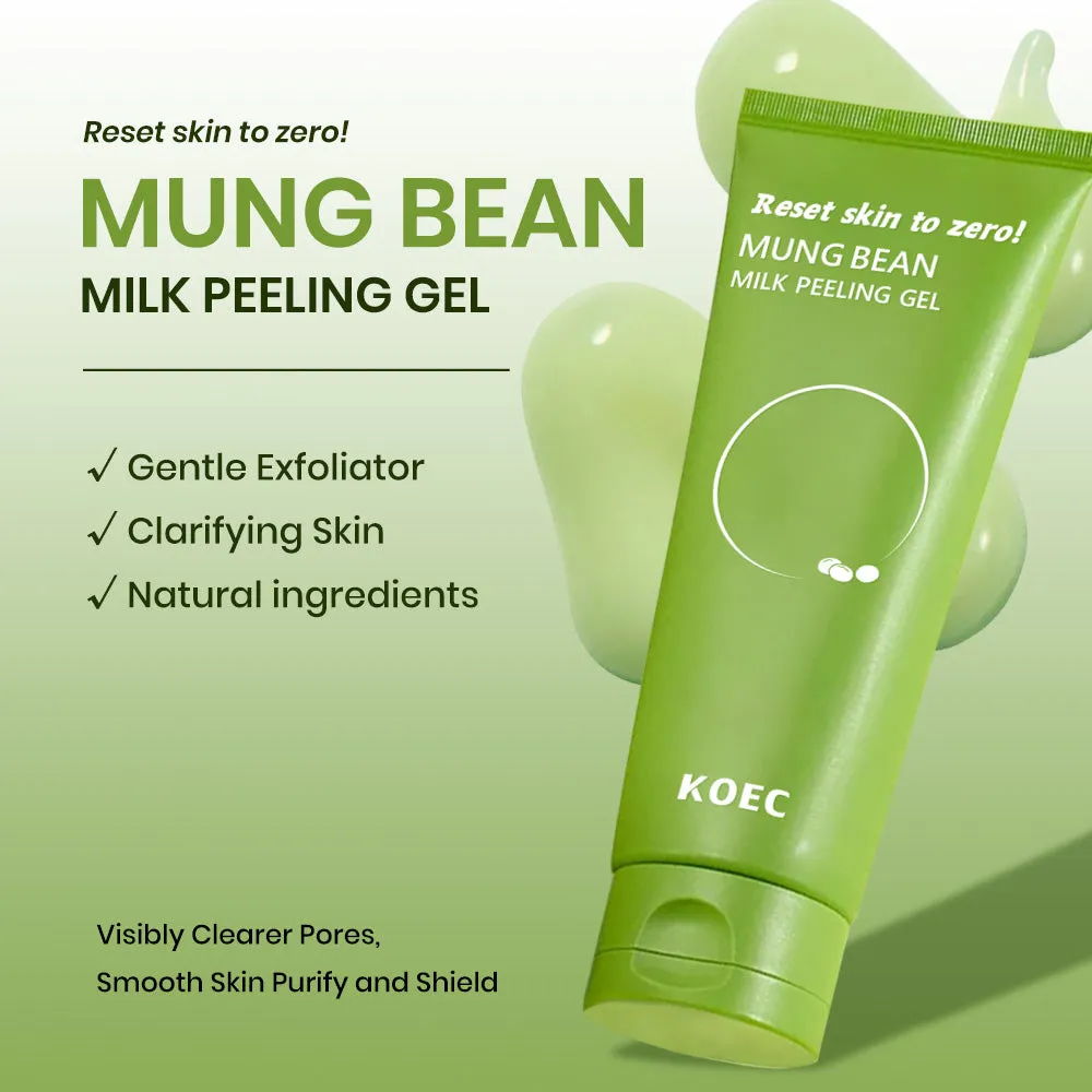 KOEC Mung Bean Milk peeling gel til mat hud