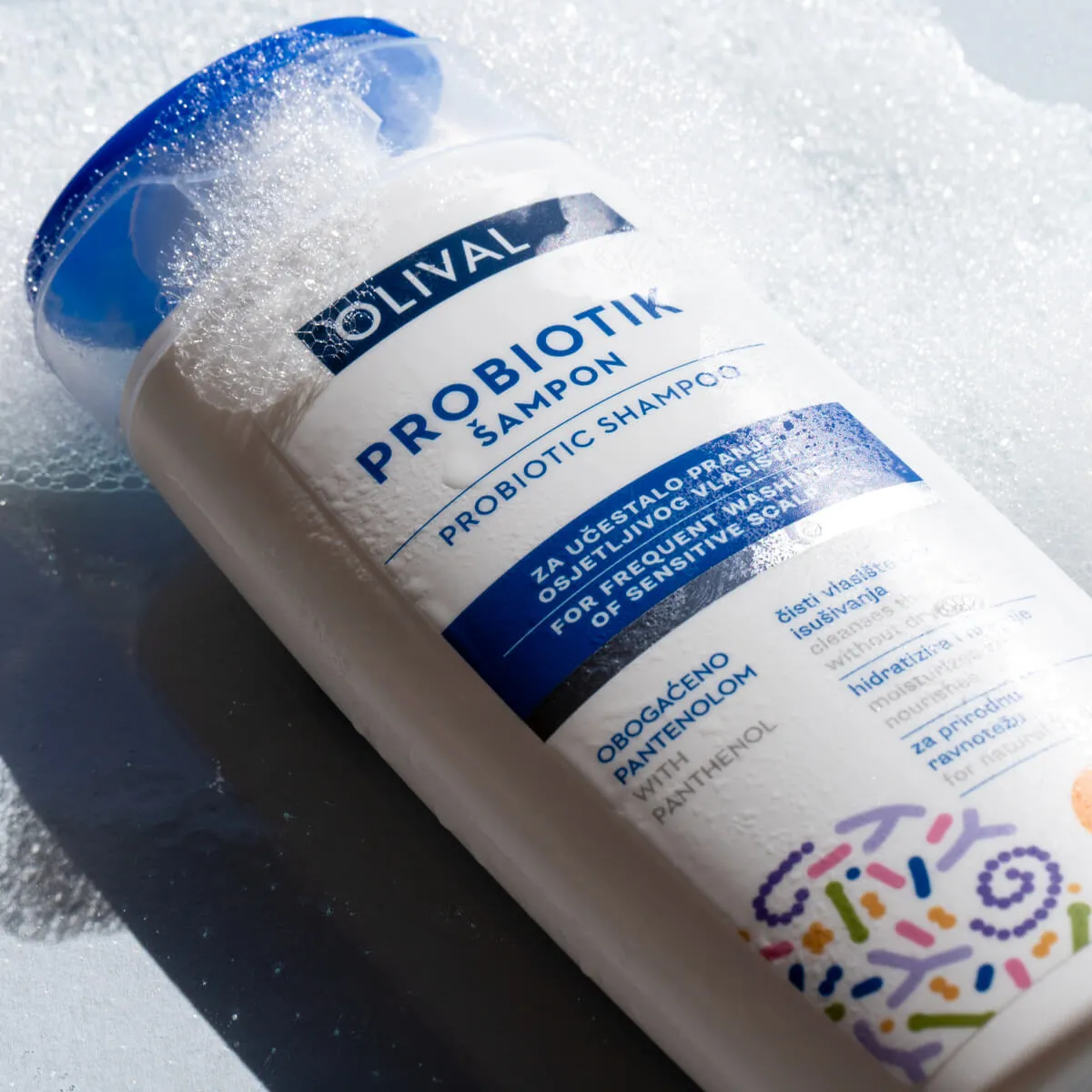 Olival Professional Probiotic Shampoo sulfatfri sart hovedbund
