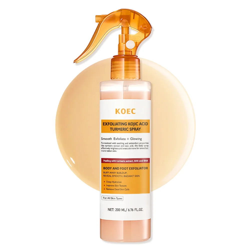 KOEC Kojic Acid Turmeric hudplejesæt mod mørke pletter