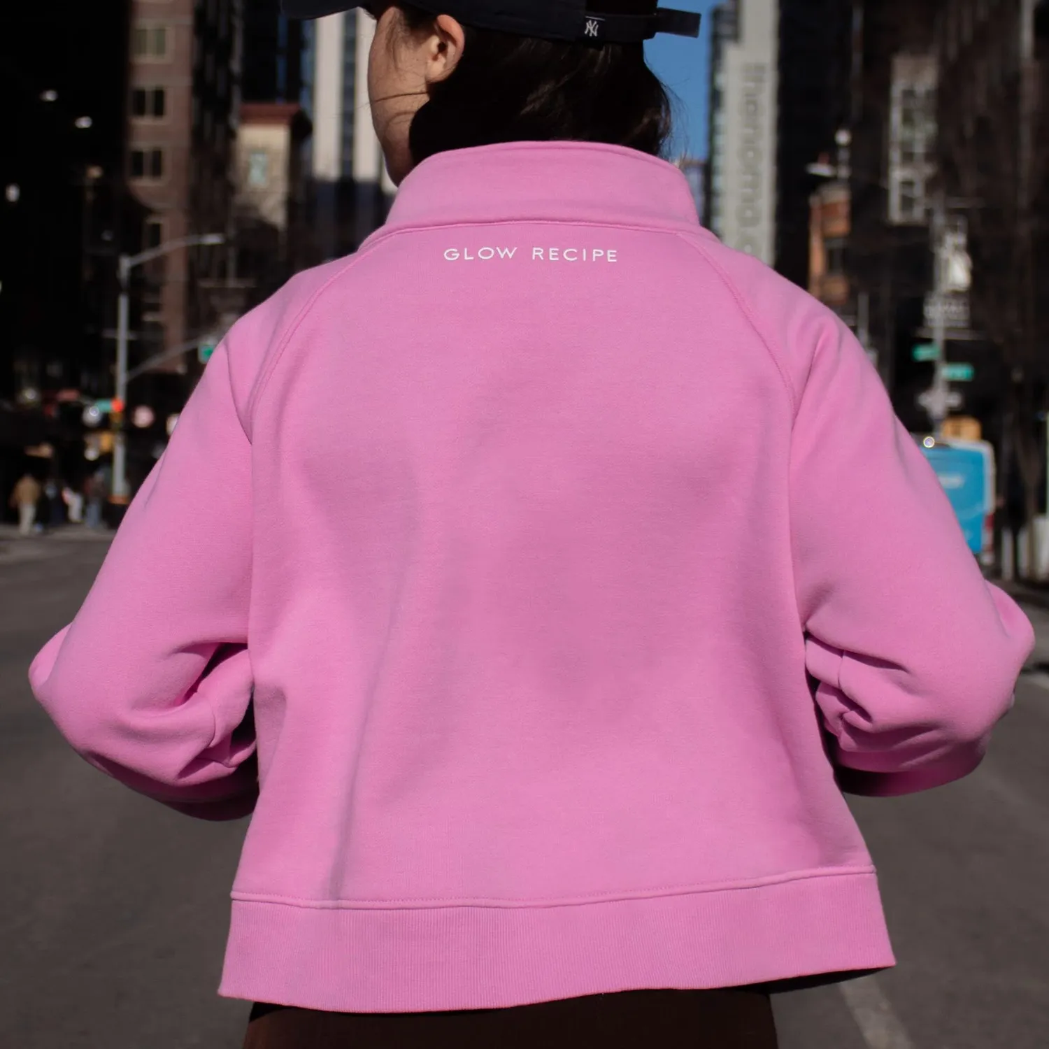 Glow Recipe Half-Zip sweatshirt Medium bomuld