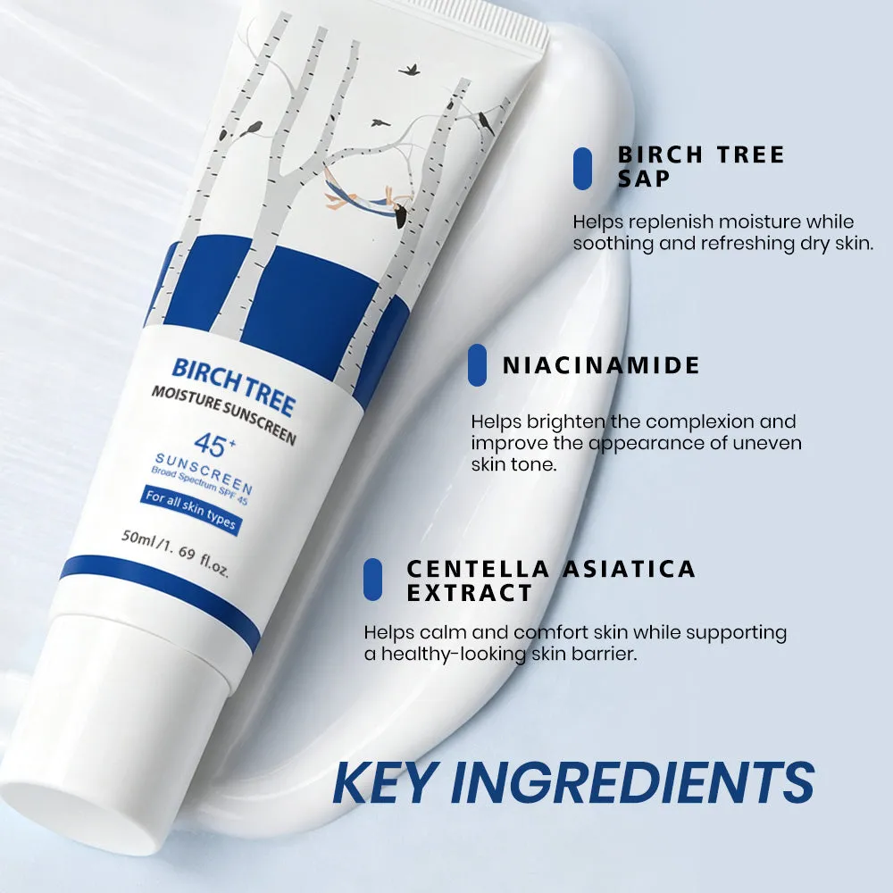 KOEC Birch Tree Moisturizing Sun Cream solcreme uden white cast