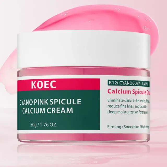 KOEC Pink Spicule Calcium øjencreme vitamin B12