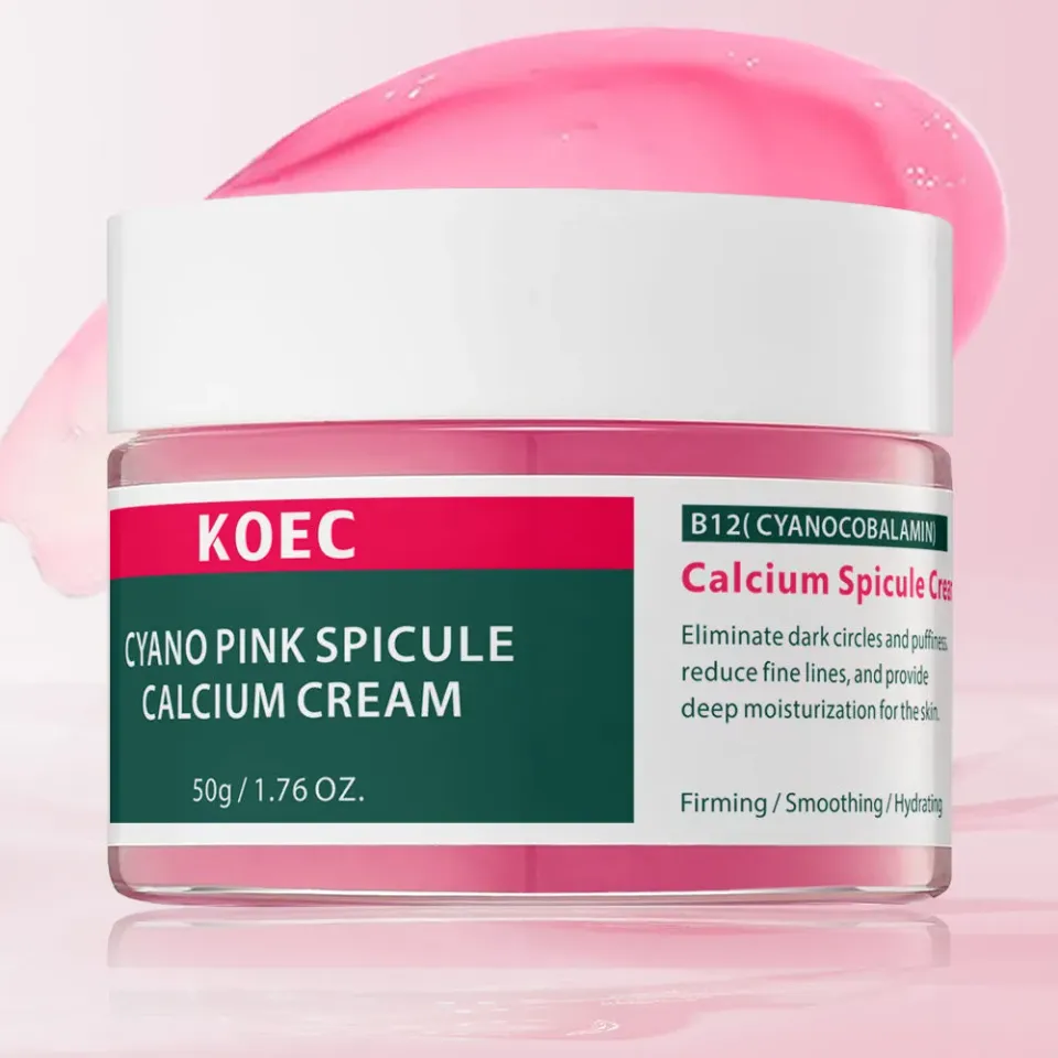 KOEC Pink Spicule Calcium øjencreme vitamin B12