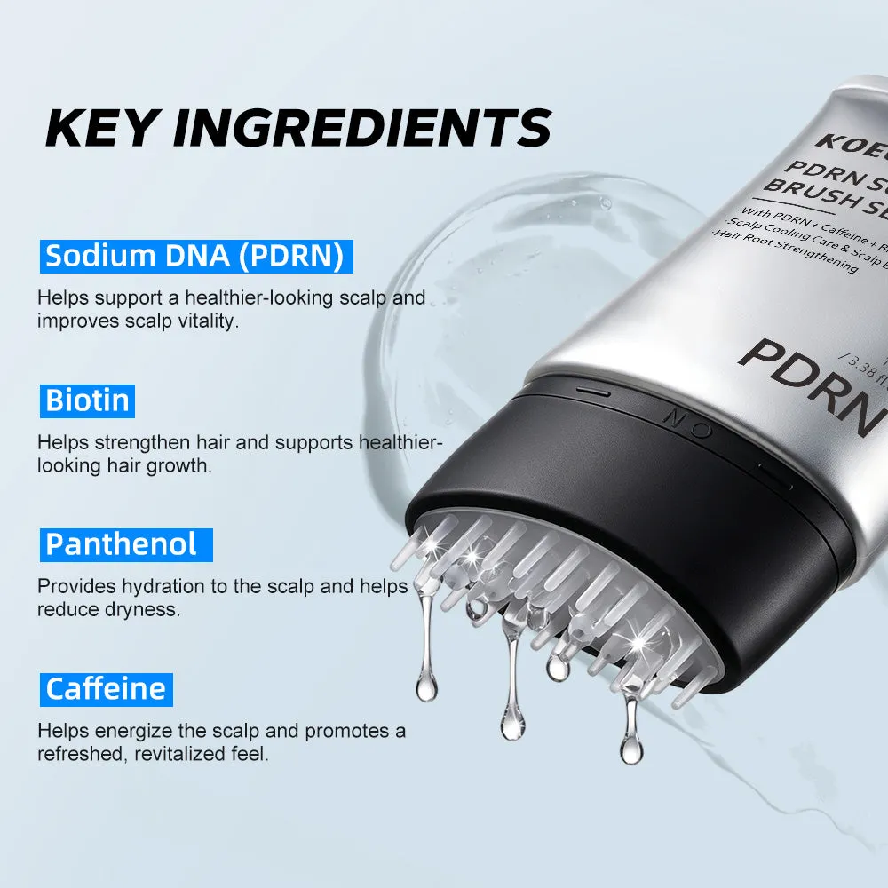 KOEC PDRN Scalp Boosting Brush hovedbundsserum