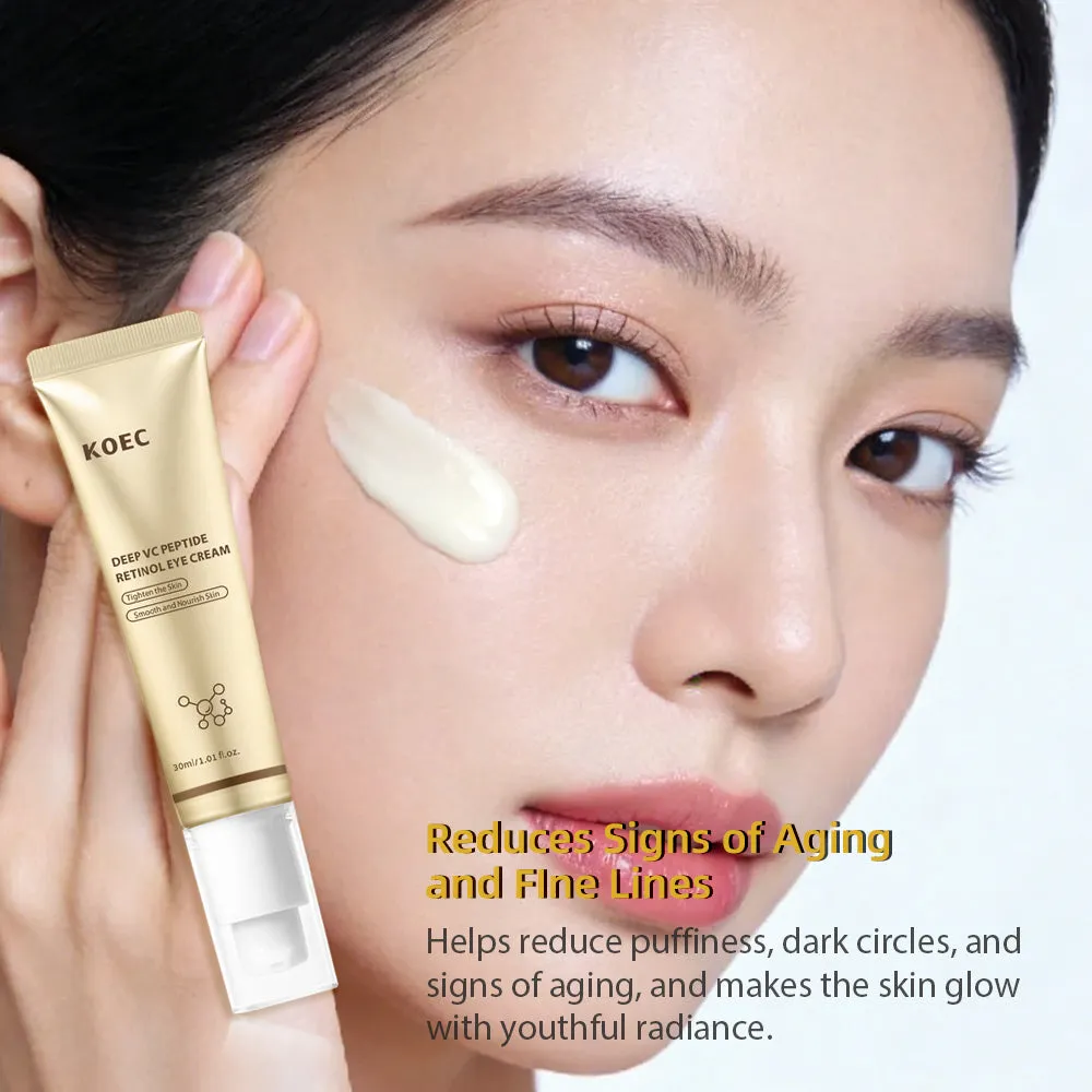 KOEC Deep VC Peptide Retinol øjencreme mod mørke rande