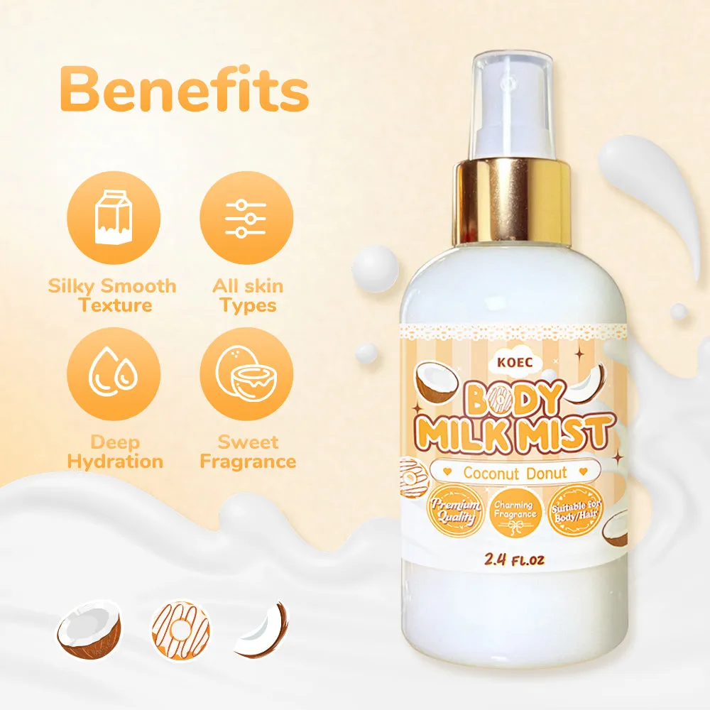 KOEC Coconut Body Milk Mist bodymist til hud og hår
