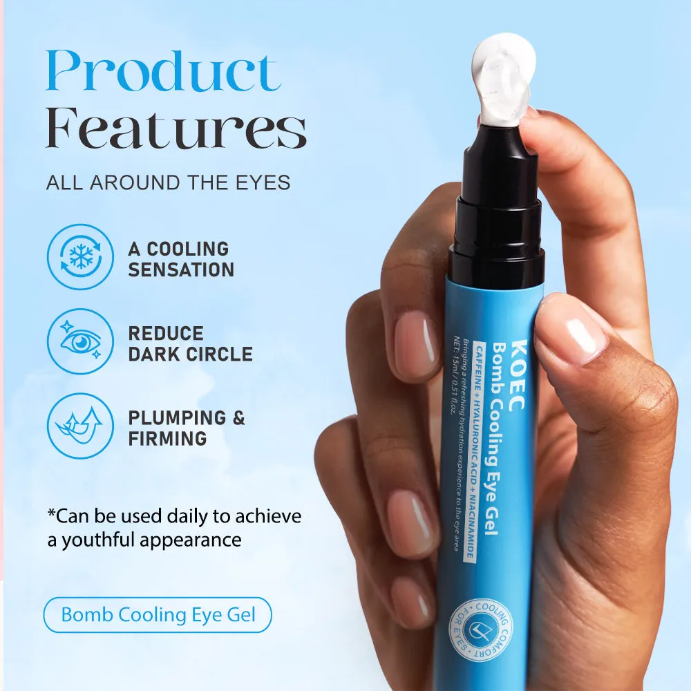 Boom Cooling Eye Gel øjengel 15g kølende mod hævelse