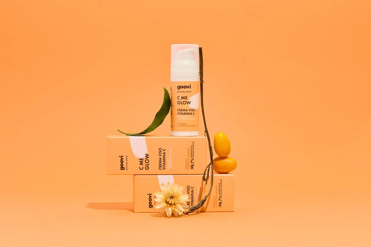 goovi C Me Glow serum- og cremesaet C-vitamin