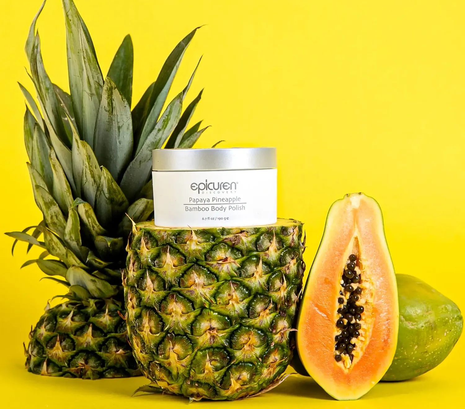Epicuren Papaya Pineapple Bamboo Body Polish 191 g tropisk