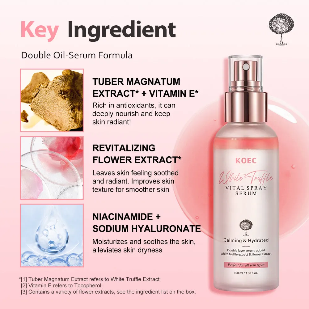 KOEC Sakura Vital Spray Serum ansigtsmist til sensitiv hud