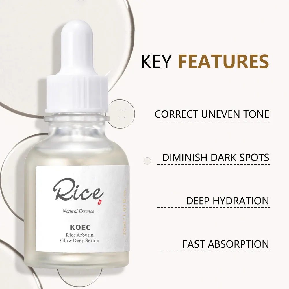 KOEC Rice Glow Moisture hudplejesæt 3 dele ris
