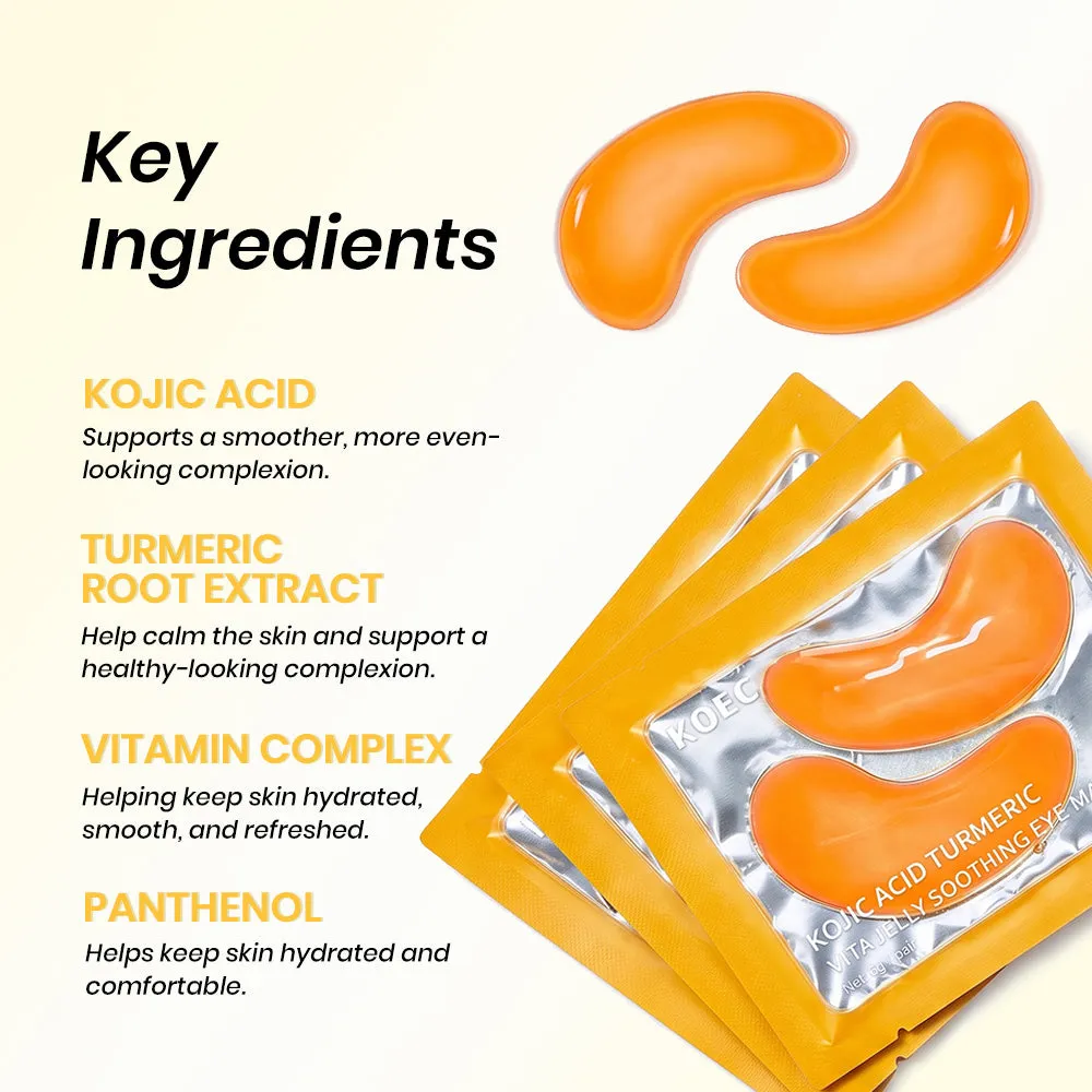 KOEC Kojic Acid Turmeric øjenmaske Vita Jelly