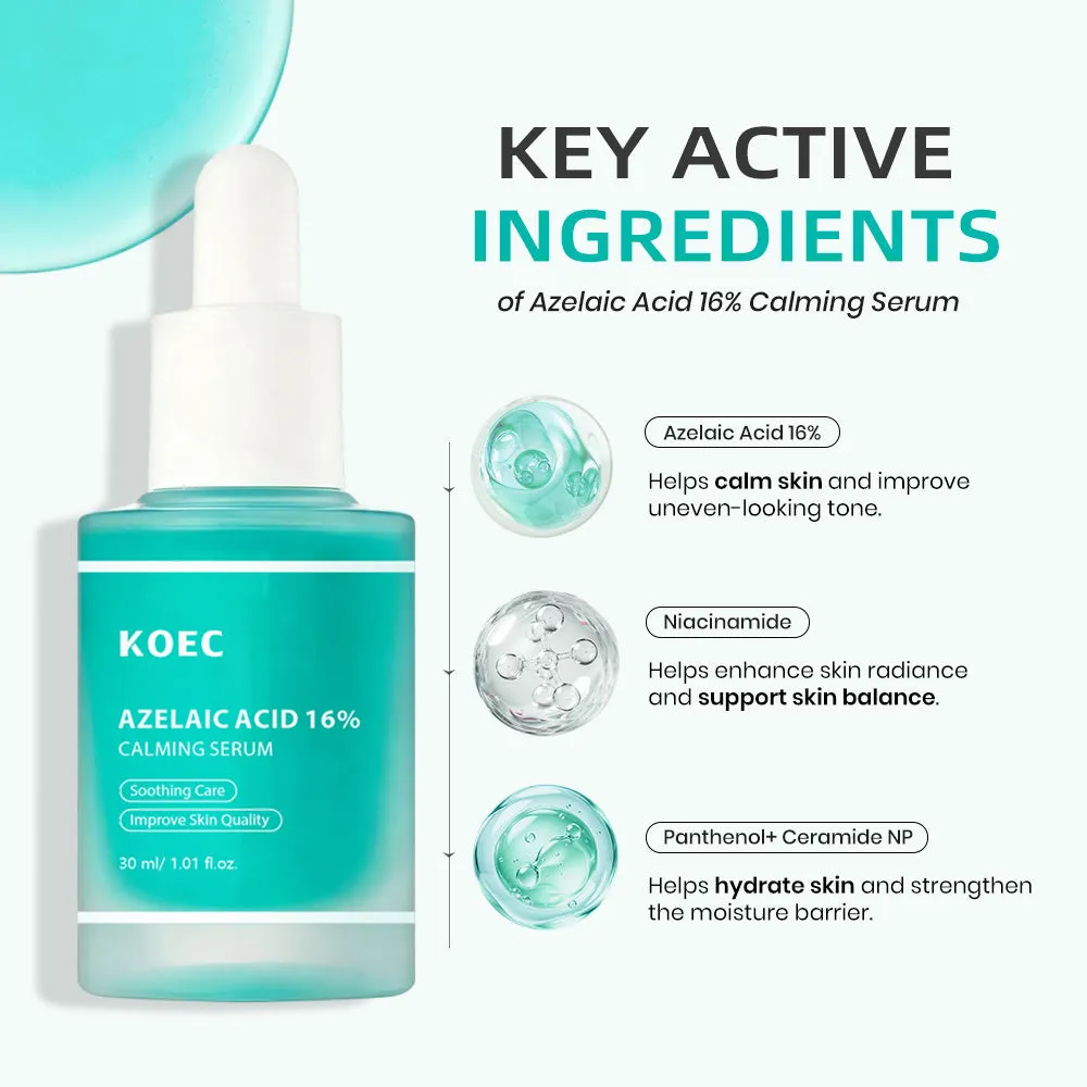 KOEC Azelaic Acid 16% Calming serum mod rødme