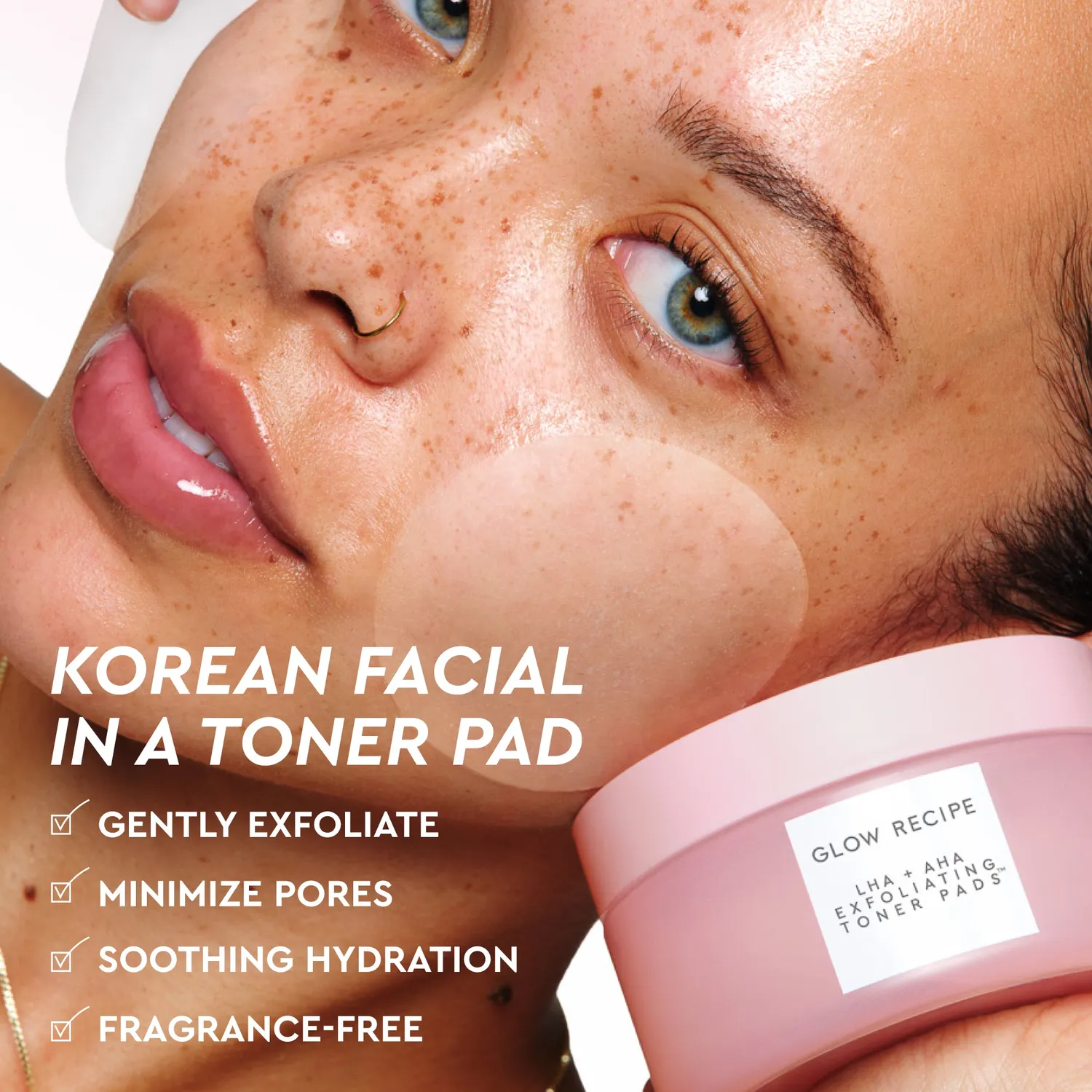 Glow Recipe Korean Toner Pad Trial Travel pads 15 stk mild
