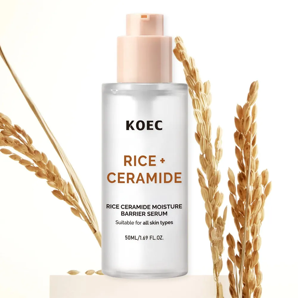 KOEC Rice Ceramide hudplejesæt til tør hud barriere