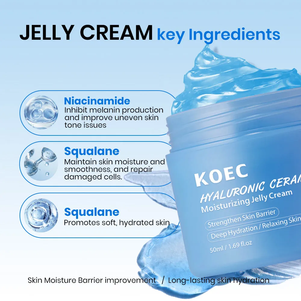KOEC Hyaluronic Ceramide Moisturizing Jelly Cream gelcreme