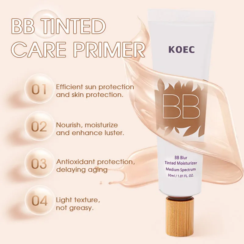 KOEC BB Blur tonet dagcreme 1 stk med børste og SPF
