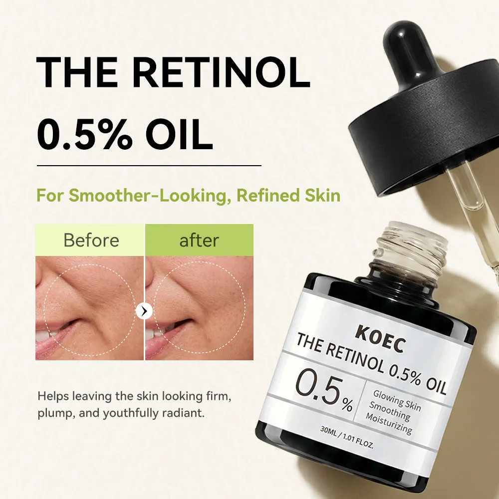 KOEC The Retinol 0.5% Oil ansigtsolie mod fine linjer