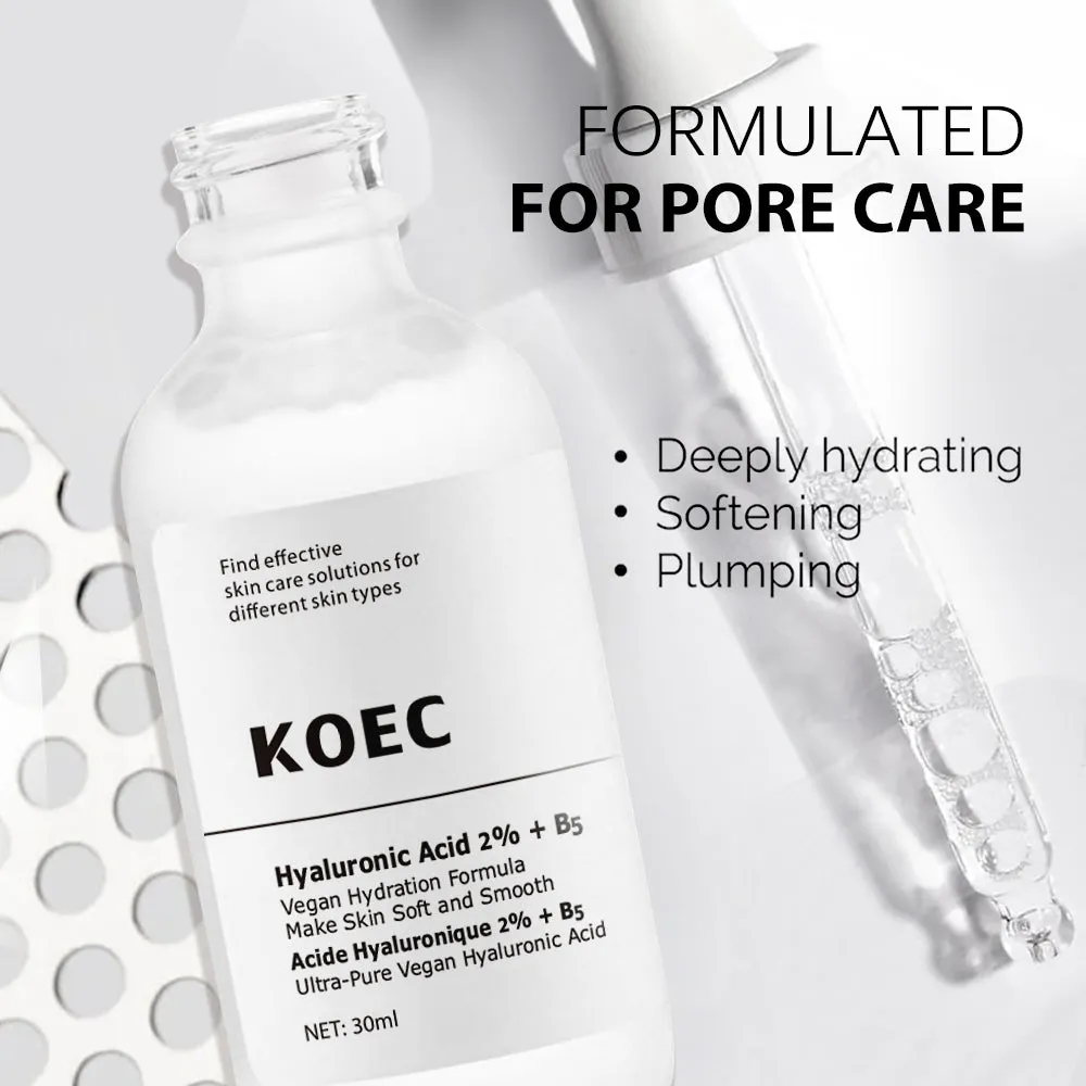 KOEC Hyaluronic Acid 2% B5 fugtserum tør hud