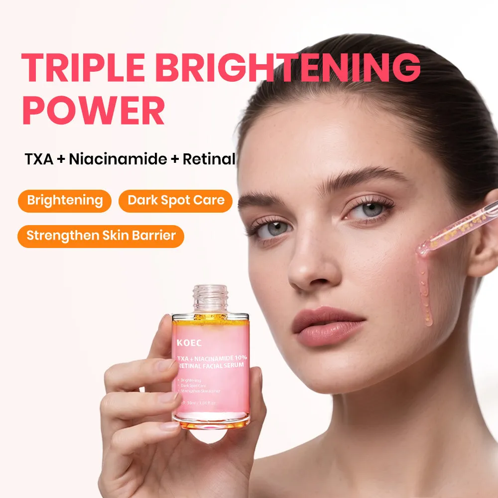 KOEC TXA Niacinamide 10% Retinal serum mod pletter