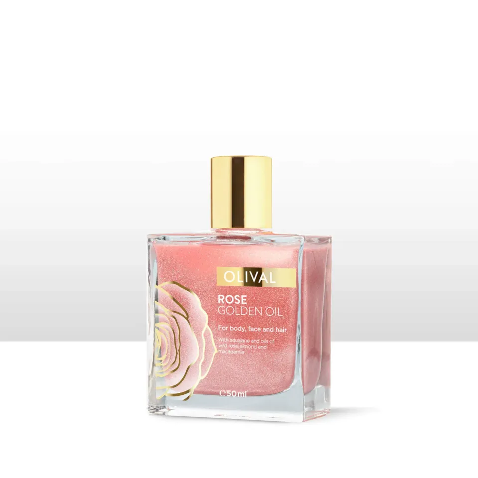 Olival Professional Rose Golden Oil shimmerolie kølig undertone