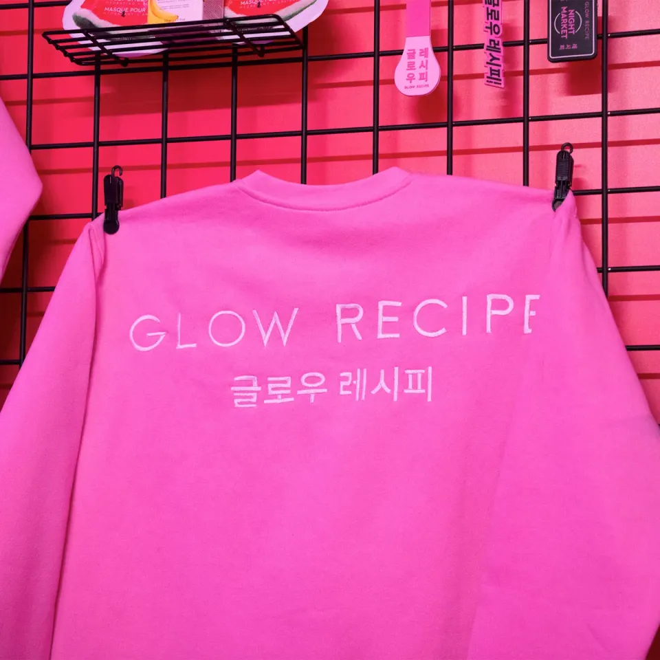 Glow Recipe 10 Years of Glow sweatshirt Night Market