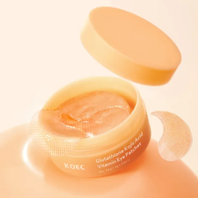 KOEC Glutathione Kojic Acid Vitamin øjenpatches mod mørke rander
