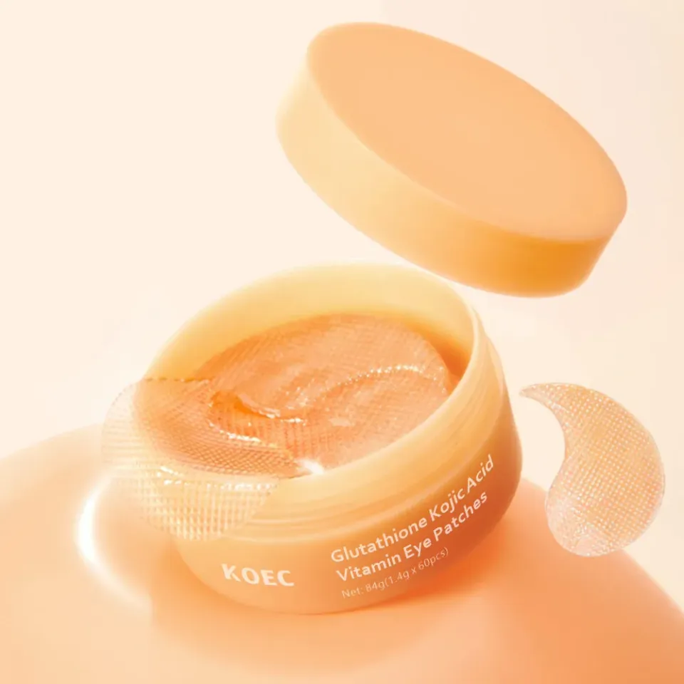 KOEC Glutathione Kojic Acid Vitamin øjenpatches mod mørke rander