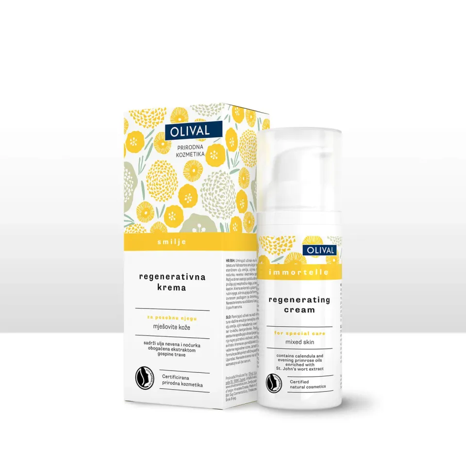 Olival Professional Regenerating Cream Immortelle ansigtscreme kombineret hud