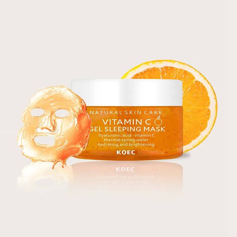 KOEC Vitamin C natmaske gel 150 g fugtgivende