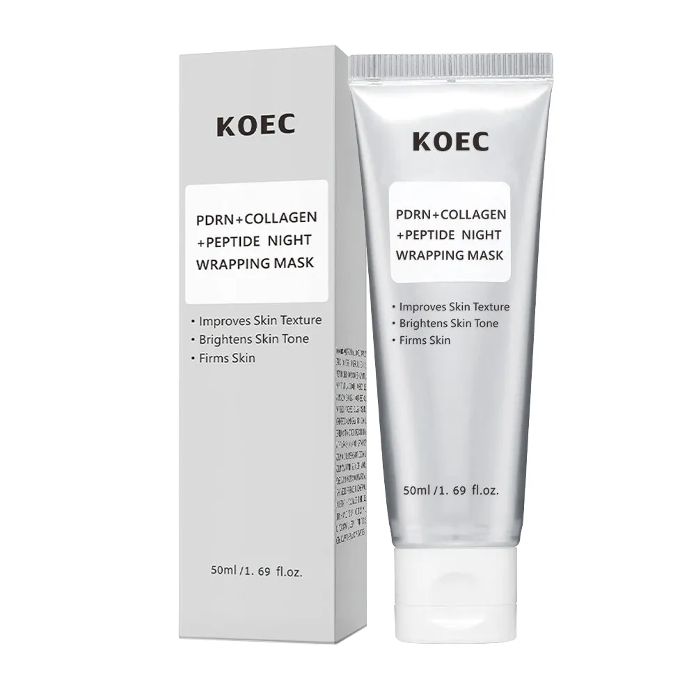 KOEC PDRN Collagen Peptide Night Wrapping Mask natmaske peptid