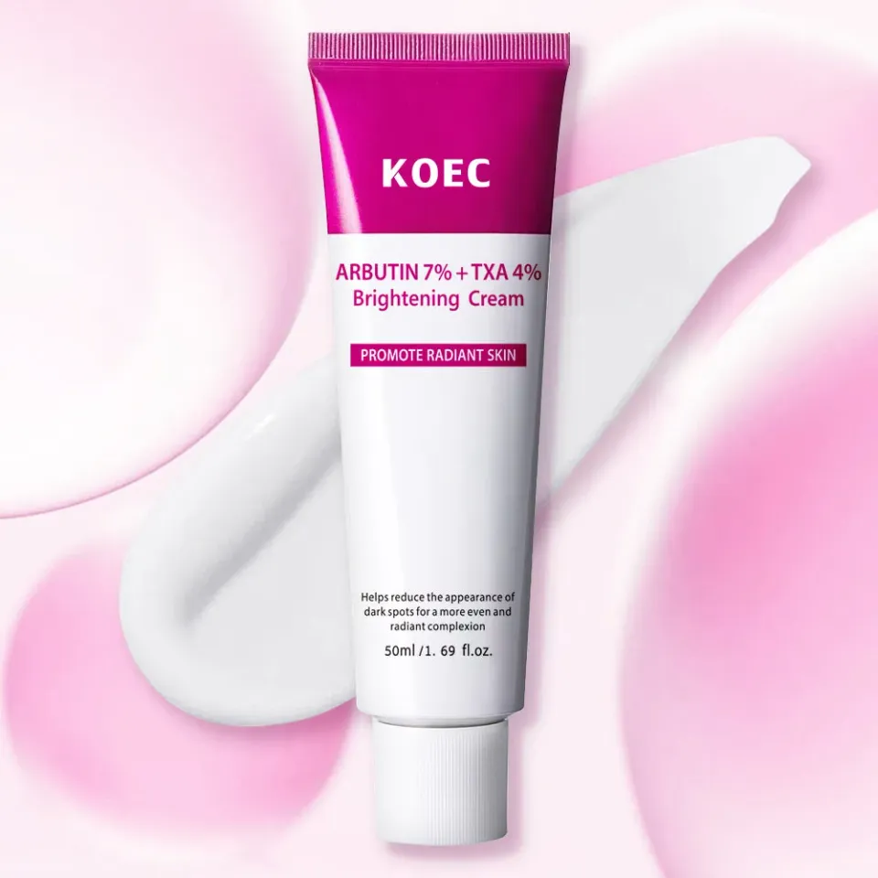 KOEC Arbutin 7% TXA 4% ansigtscreme 1 stk mod pigmentpletter