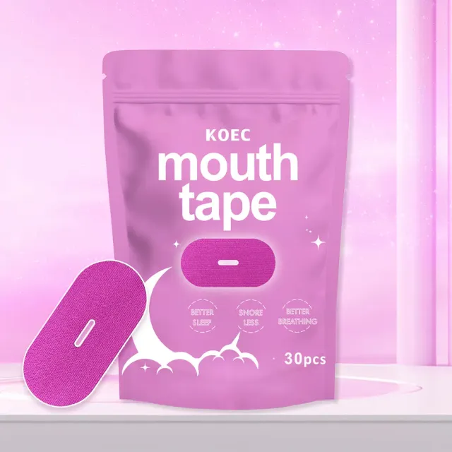 KOEC Sleeping mundtape pink 3-pak 90 stk